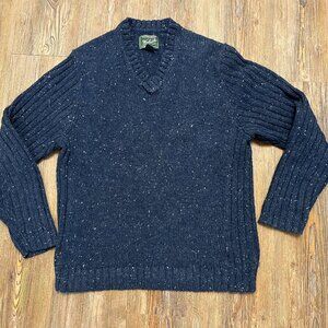 Woolrich V-Neck Sweater - Men's Size Medium - Cotton Blend